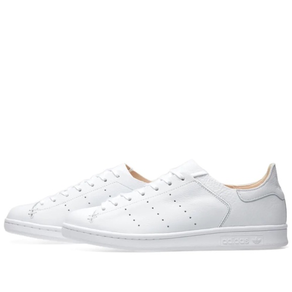 Adidas Originals Stan Smith Leather Sock Triple White - Picture 4 of 16